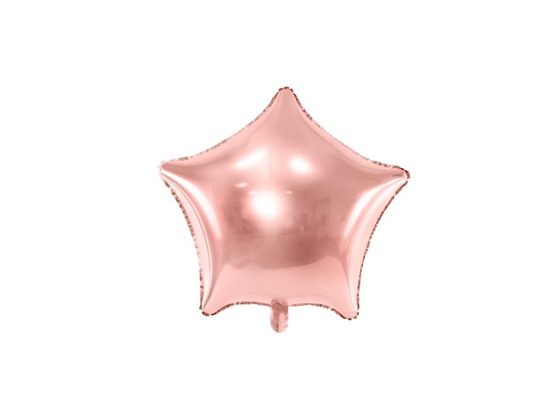 Rose Gold Stjerne Folieballon, 70 Cm
