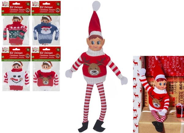 Elf Deluxe Knitted Sweater 4 asst.