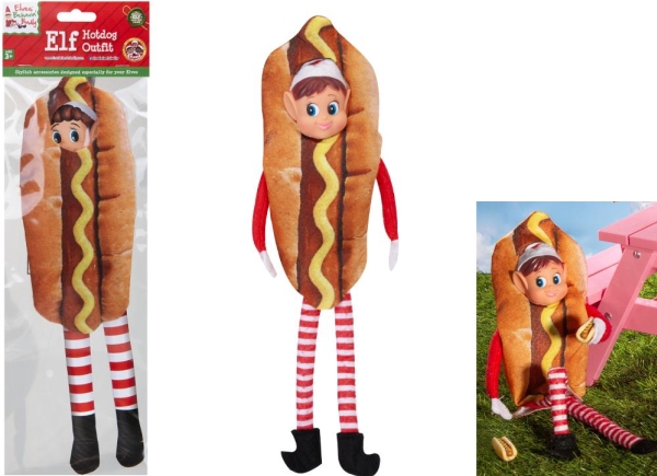 Elf Hotdog-Outfit