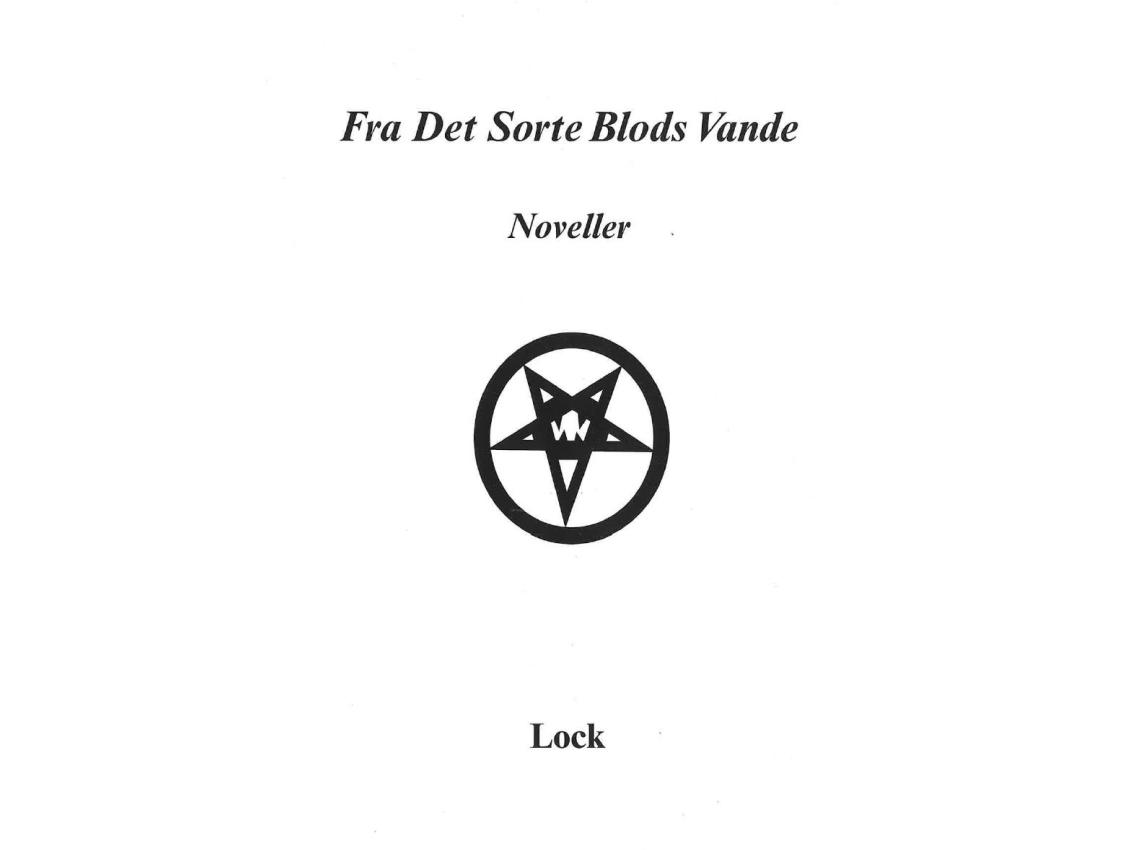 Aus Den Gewässern Des Schwarzen Blutes | Schloss | Sprache: Dänish