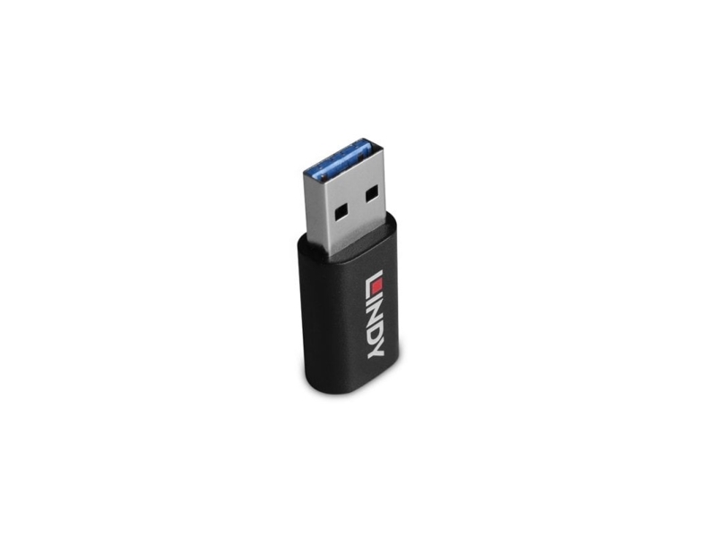 Lindy Usb 2.0 Type A To C Data Blocker, Usb Type A, Usb Type C, Black