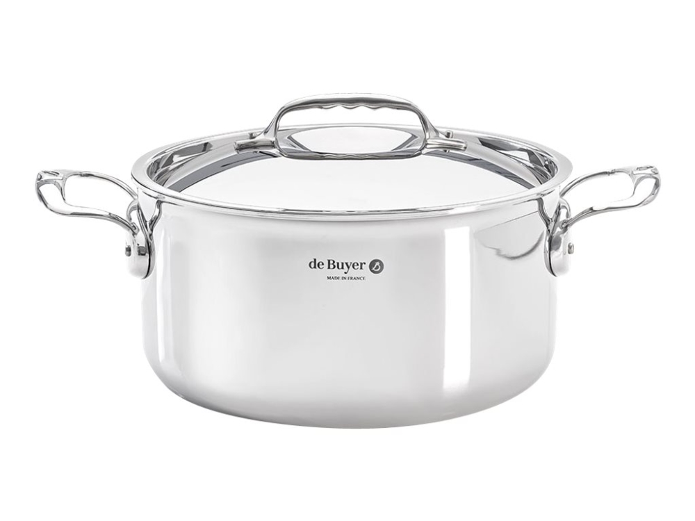 de Buyer AFFINITY - Gryta med lock - 24 cm diameter x 12 cm - 5.4 L | Köksutrustning - Grytor & pannor - Grytor | GameStuff