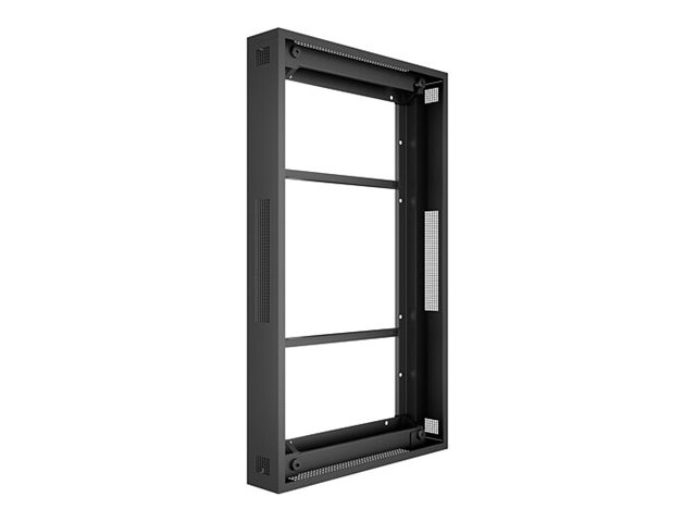 Multibrackets M Pro Series - Monteringssæt (Vægmontering) - For Fladt Panel - Med Ramme, Korrosionsbestandig, Tyverisikring - Sort - Skærmstørrelse: