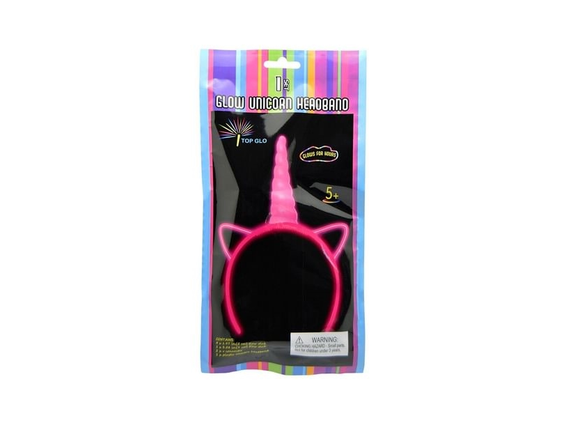 Einhorn-Haarband Mit Leuchtstäben