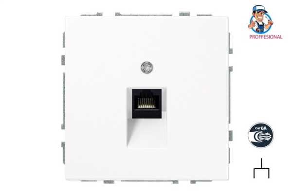 Liregus Computer-Steckdose Ikl-001-01.M/Wm Modern W