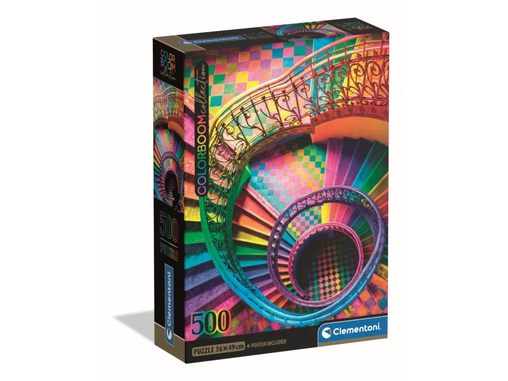 Puzzle Hqc Colourboom Treppe, 500 Teile
