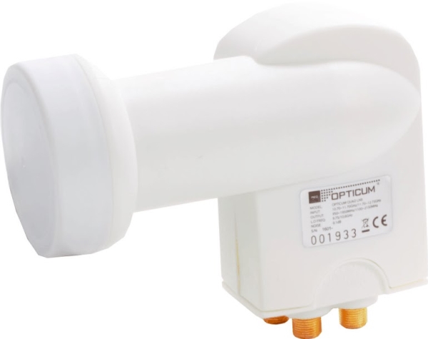 Opticum Robust Quad, 4 Cm, 50 Mm, 92 Mm, 123 Mm, Weiß
