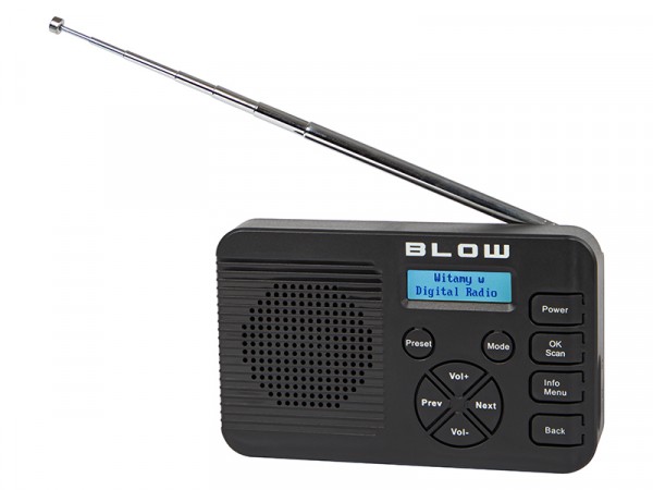Radio kuchenne FM/DAB+ BLOW RK4 BT sort