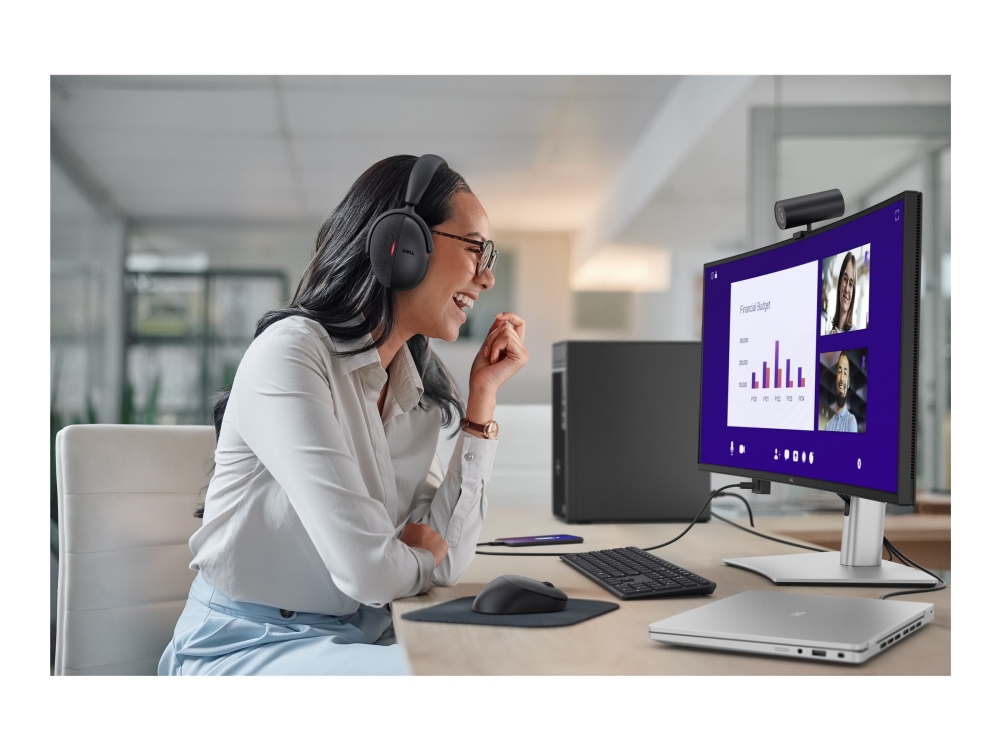 Dell Pro Plus P3425we - Led-Skærm - Kurvet - 34.1" (34" Til At Se) - 3440 X 1440 Uwqhd @ 100 Hz - Ips - 350 Cd/M² - 1500:1 - 5 Ms - Hdmi, Displayport