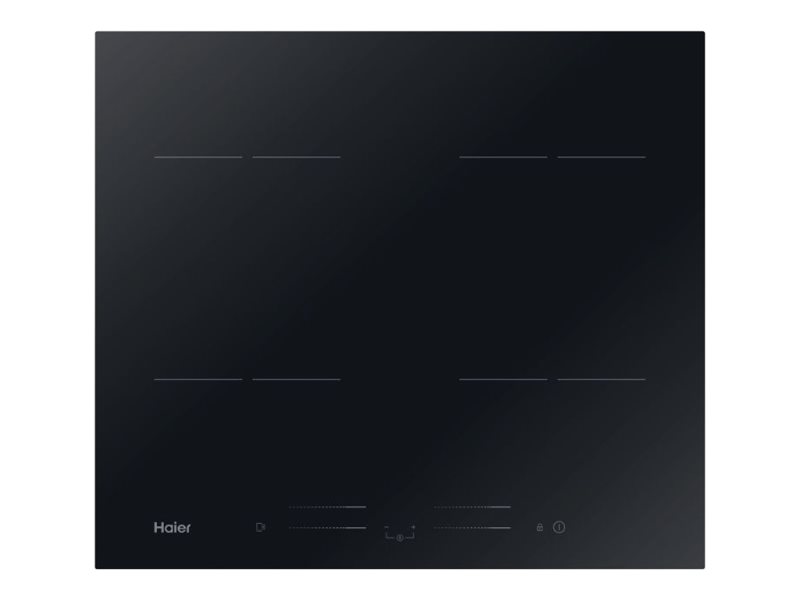 Haier Series 2 Haisj64mc - Induktions Kogeplade - 4 Plader - Niche - Bredde: 56 Cm - Dybde: 49 Cm - Sort