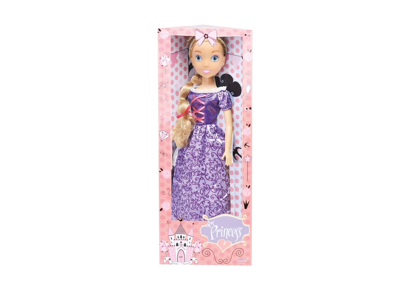 Fee Prinzessin Mit Lila Kleid 80Cm
