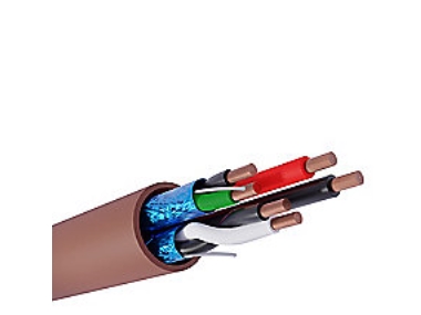 JMV Kombibuss 2X2X0,34+2x1,50 - Enledarkabel, Brun, Tr 500, För klippning