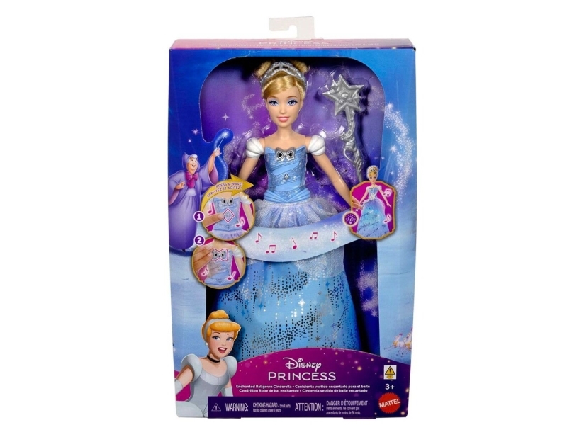 Disney Prinsesse Askepot i Fortryllet Balkjole med lys og lyd