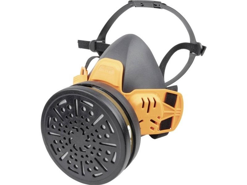 Wolfcraft 4950000 Åndedrætsbeskyttelse halvmaske A1 EN 140, EN 14387