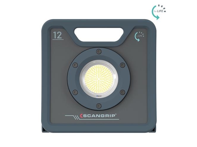 Robust LED-arbejdslampe 12000 lm BLUETOOTH 81 W Scangrip NOVA 12 forLIFE 03.6206