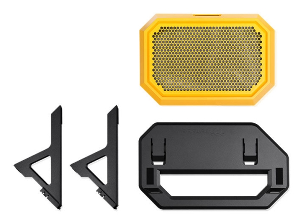 Thermaltake Ac-076-On4nan-A1, Mini Tower, Tilbehørssæt, Sort, Gul, Tower 600, 1 Stk