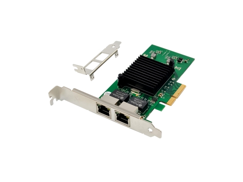 Microconnect Network Card Pcie X1 Intel 82576 Dual- Rj45 (Mc-Pciex4-82576-D)