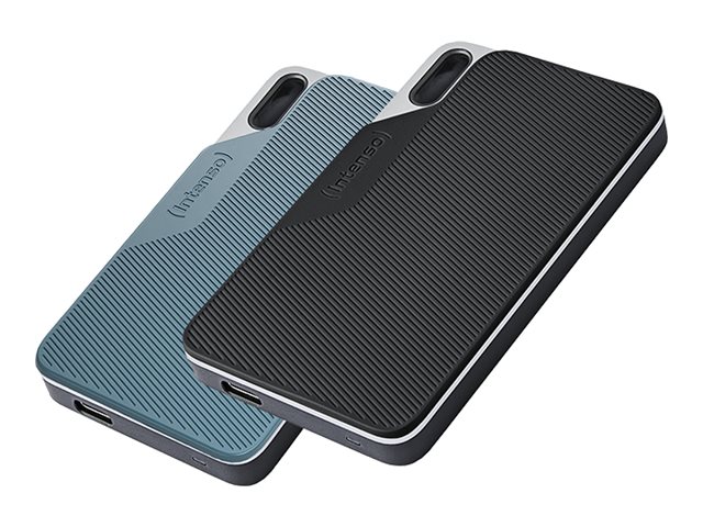 Intenso TX100 - SSD - 1 TB - ekstern (bærbar) - USB 3.2 Gen 1x1 (USB-C kontakt) - svart