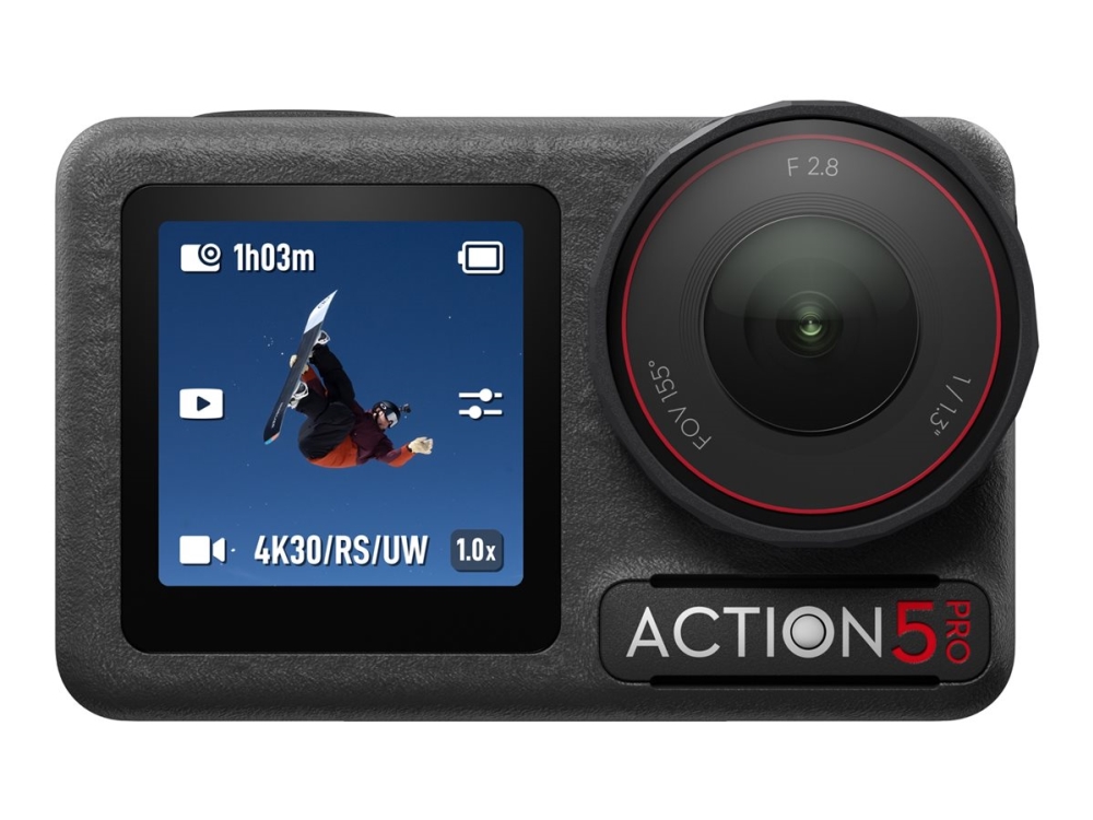 DJI Osmo Action 5 Pro - Standard Combo - aktionkamera - 4 K / 120 fps - blixt 64 GB - Wi-Fi, Bluetooth - undervatten upp till 20 m | Foto och video - Videokamera - Videokamera för action | GameStuff