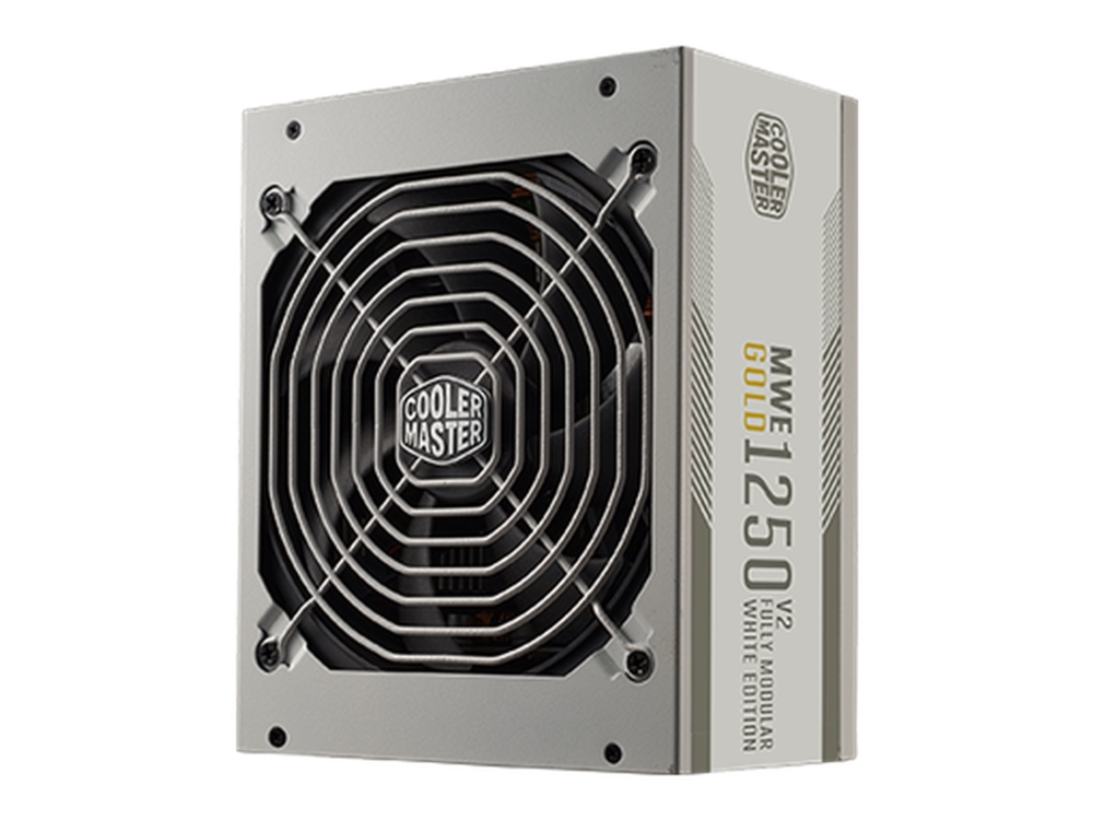 Cooler Master Mwe Gold V2 1250 - White Edition - Strømforsyning (Intern) - Atx12v 3.1/ Eps12v - 80 Plus Gold - Ac 100-240 V - 1250 Watt - Aktiv Pfc -