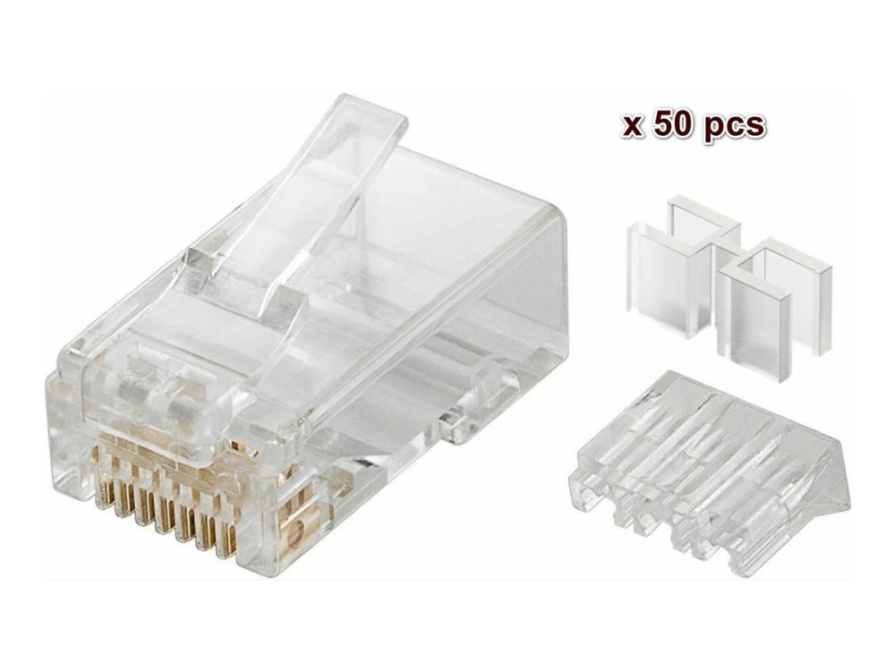 MicroConnect Modular - Nätverkskontakt - RJ-45 (hane) - oskärmad - CAT 5e (paket om 50) | Lauritz Knudsen - Övrige El-artiklar (LK) - LK IHC NET® Trådlös | GameStuff