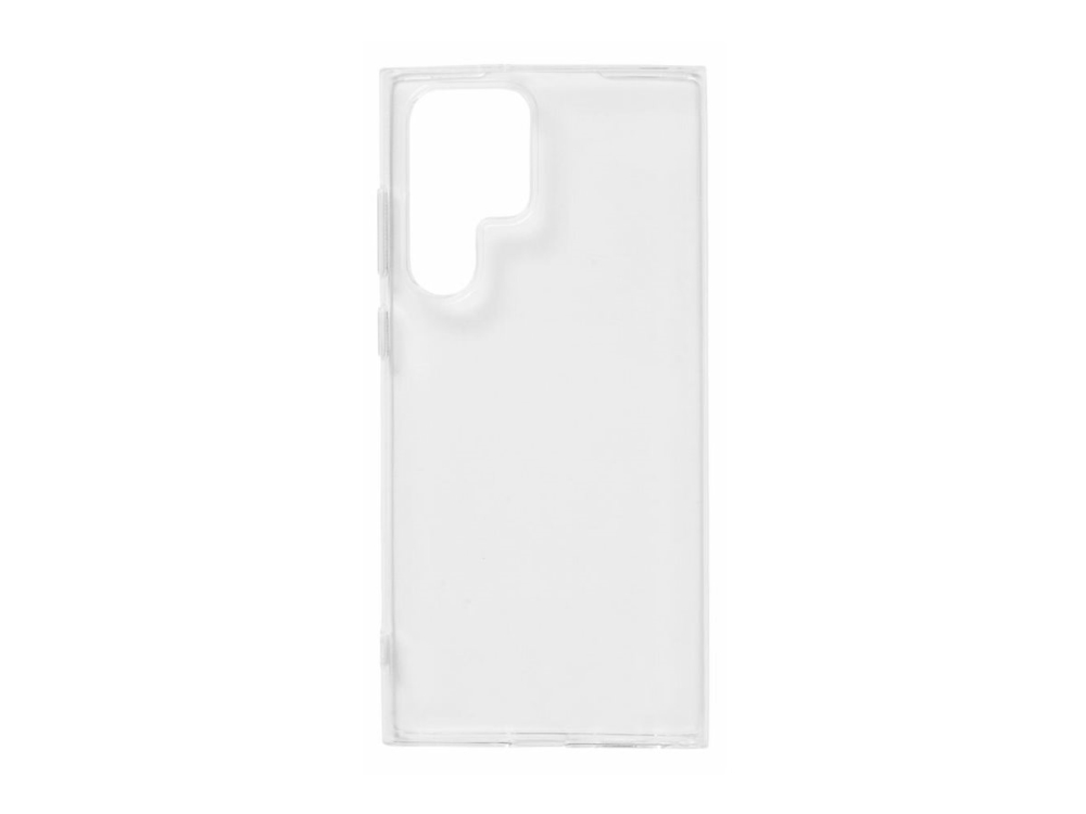 Estuff - Bagsidecover Til Mobiltelefon - Ultratynd - Uv-Belagt Termoplastisk Polyuretan - Klar - For Samsung Galaxy S22 Ultra