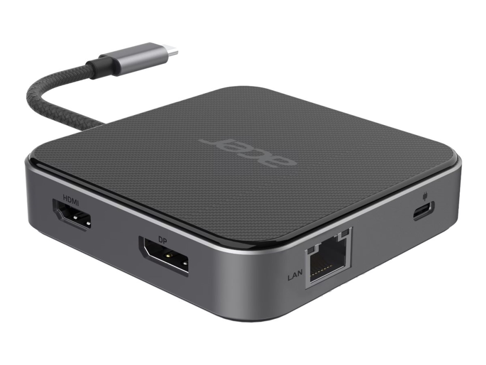 Acer 7-In-1 - docking station - USB-C - HDMI DP - 10Mb LAN