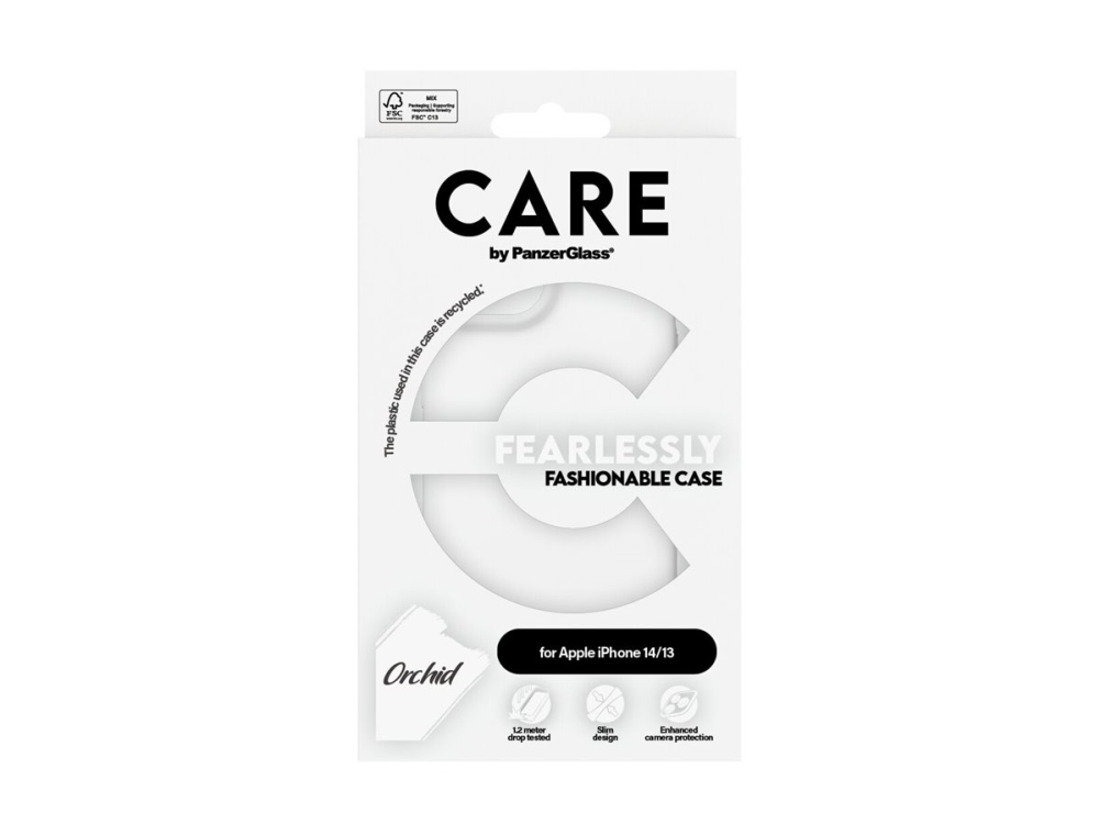 Panzerglass Care By Case White Orchid Iphone 13 | 14, Cover, Apple, Apple - Iphone 13, Apple - Iphone 14, Weiß