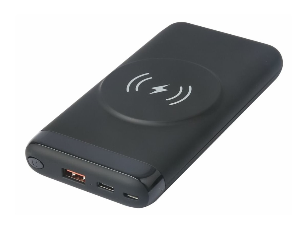 Estuff Infinite - Trådløs Power Bank - Magnetic Charging - Li-Pol - 10000 Mah - 37 Wh - 20 Watt - 3 A - Pd, Qc 3.0 - 2 Output-Stikforbindelser (Usb T