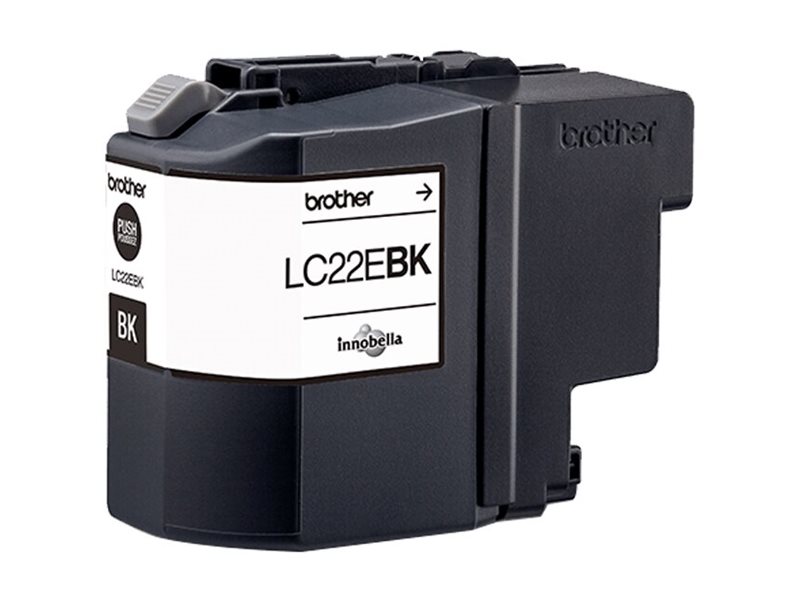 Brother LC22EBK, 2400 sivua, 1 kpl, Kertapakkaus