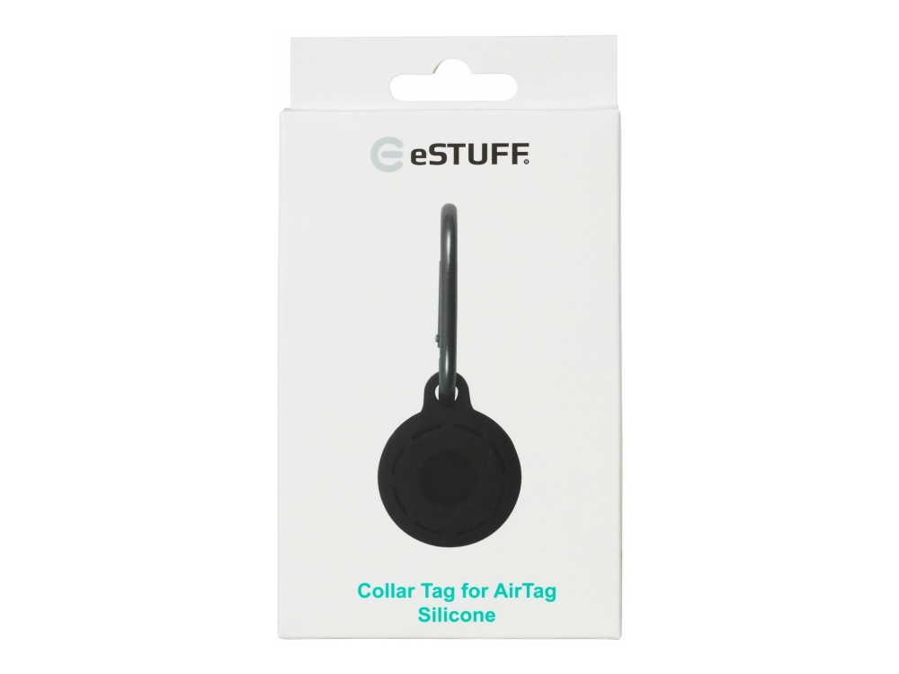 Estuff - Krans For Anti-Tab Bluetooth-Mærke - Sort - For Apple Airtag