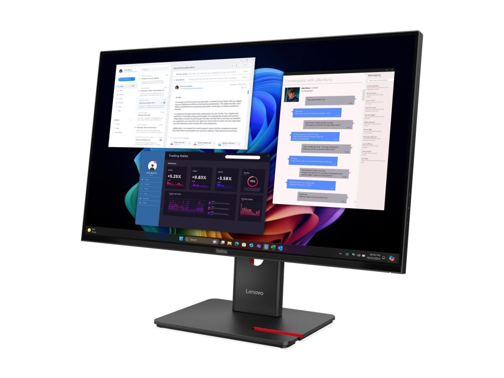 Lenovo ThinkVision T27UD-40 - LED-skärm - 27 - 3840 x 2160 4K @ 60 Hz - IPS - 350 cd/m² - 1500:1 - DisplayHDR 10 - 4 ms - HDMI, DisplayPort, USB-C - eclipse black Lenovo ThinkVision T27UD-40 - LED-skärm - 27 - 3840 x 2160 4K @ 60 Hz - IPS - 350 cd/m² - 1500:1 - DisplayHDR 10 - 4 ms - HDMI, DisplayPort, USB-C - eclipse black