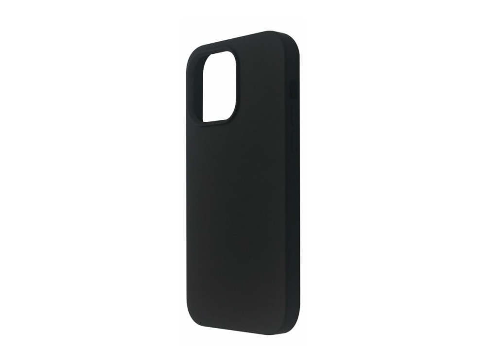 Estuff - Bagsidecover Til Mobiltelefon - Silk-Touch - Silicone - Sort - 6.7" - For Apple Iphone 14 Pro Max