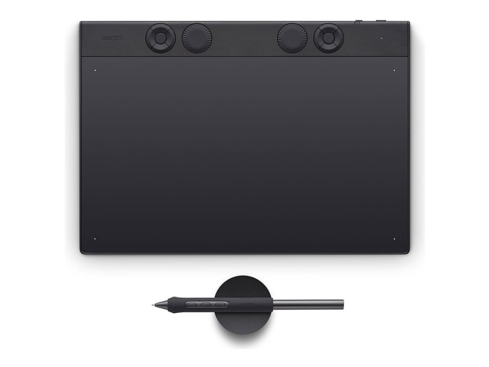Wacom Intuos Pro Medium - Digitaliserare - höger- och vänsterhänta - 26.3 x 14.8 cm - elektromagnetisk - 10 knappar - trådlös, kabelansluten - USB, Bluetooth | Datortillbehör - Möss & Tangentbord - Ritbord | GameStuff