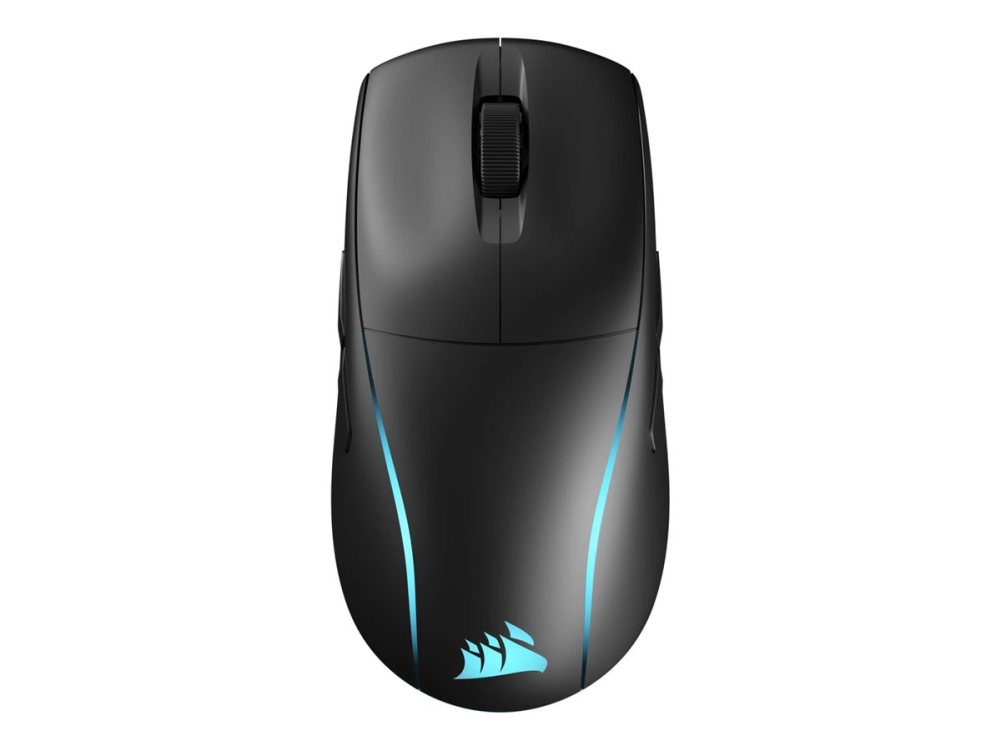 Corsair M75, Beidhändig, Optisch, Rf Wireless, 26000 Dpi, Schwarz