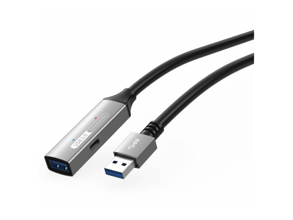 Active Usb 3.0 Cable, A-A M-F With Integrated Repeater, 15M