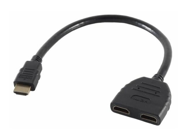 Microconnect - Hdmi-Opdeler - Hdmi Han Til Hdmi Hun - 20 Cm