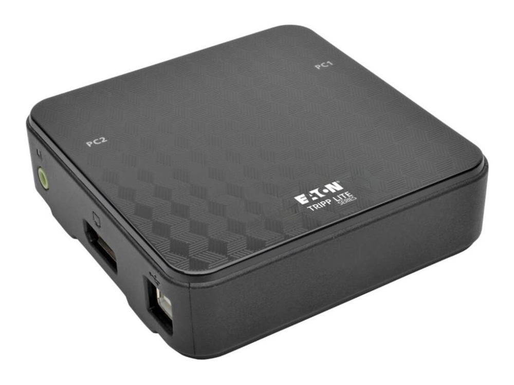 Eaton Tripp Lite Series 2-Port Displayport 1.2 Kvm Switch Usb Sharing 4K X2k 3840 X 2160 - Kvm / Audio / Usb Switch - 2 X Kvm / Audio / Usb - 1 Lokal