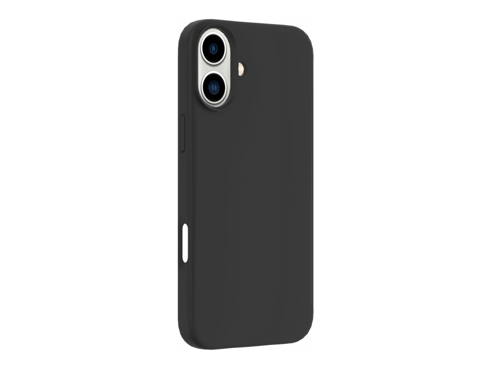 Estuff Infinite Riga - Bagsidecover Til Mobiltelefon - 76% Genbrugs-Materiale - Polykarbonat, Silicone - Sort - For Apple Iphone 16