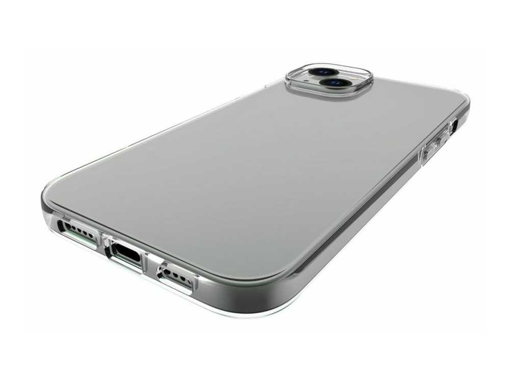 Estuff - Bagsidecover Til Mobiltelefon - Termoplastisk Polyuretan (Tpu) - Klar - For Apple Iphone 14 Plus