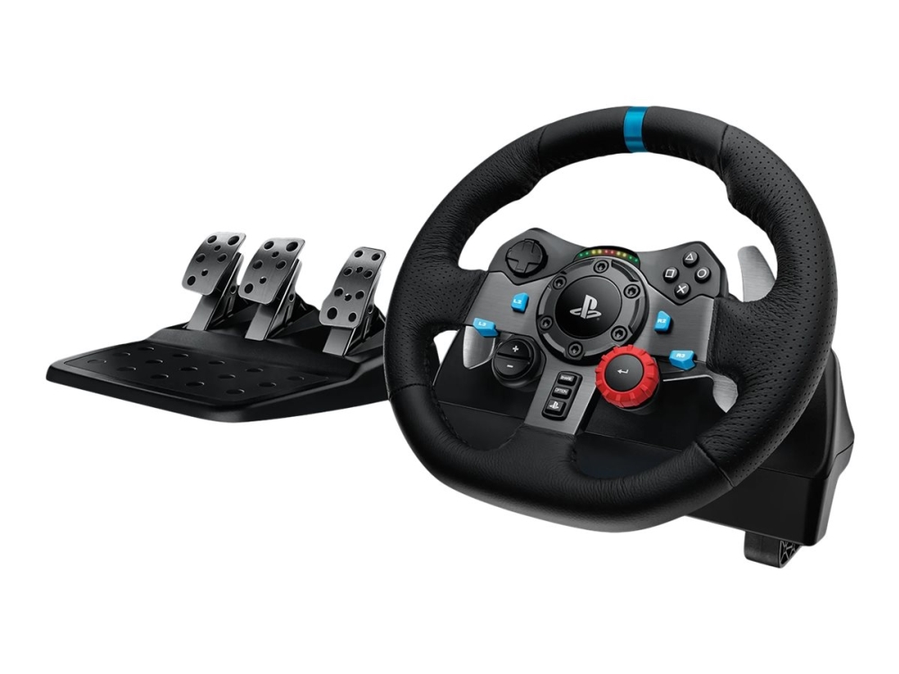 Logitech G G29 - Ratt- och pedaluppsättning - kabelansluten - för PC, Sony PlayStation 5, Sony PlayStation 4 | Spel - Joystick och spelkontroller - Ratt & pedaler | GameStuff