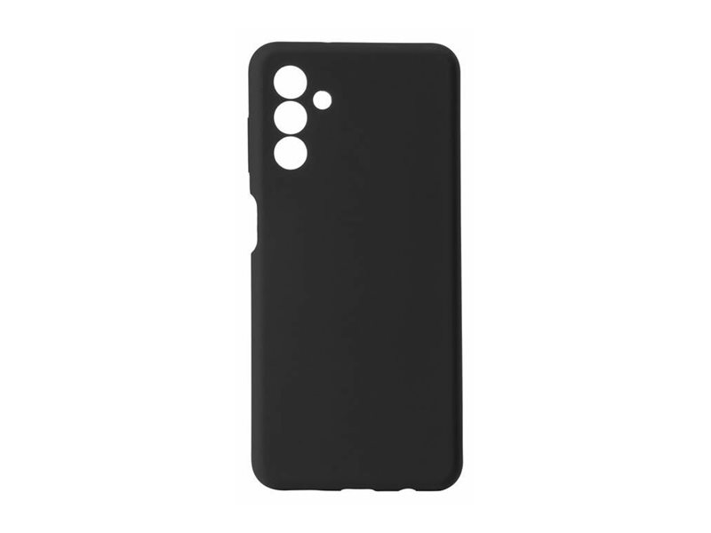 Estuff - Handyhülle - Silikon - Schwarz - Für Samsung Galaxy A13 5G