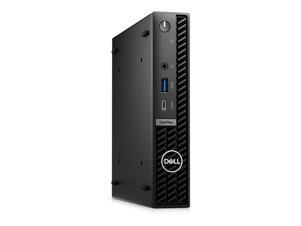 Dell OptiPlex 7020 (version 2024) - Mikro Core i3 i3-14100T / upp till 4.4 GHz - RAM 8 GB - SSD 256 GB - NVMe, Class 35 - UHD Graphics 730 - Gigabit Ethernet, Bluetooth, IEEE 802.11ax (Wi-Fi 6E) - Win 11 Pro - skärm: ingen - svart, svart (tangentbord) - BTS - med 1 års grundläggande service på platsen efter fjärrdiagnostik med support för enbart maskinvara - Disti SnS | Datorer & Surfplattor - Stationära datorer | GameStuff