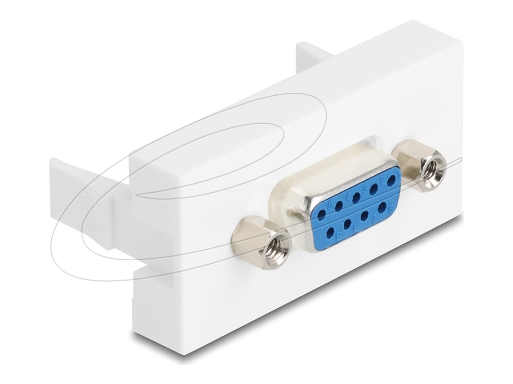 Delock - Easy 45 - Klik I-Modul - 22,5 X 45 Mm - 9-Pin D-Sub (Hun) - 1 Gang - Hvid