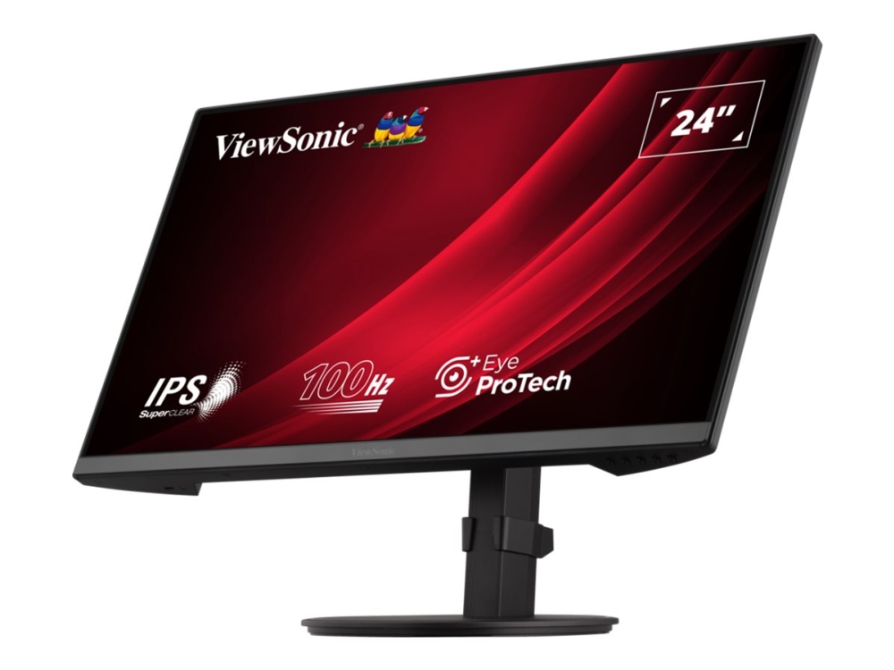 Viewsonic Va2408-Hdj - Led-Skærm - 24" - 1920 X 1080 Full Hd (1080P) @ 100 Hz - Ips - 250 Cd/M² - 1300:1 - 5 Ms - Hdmi, Vga, Displayport