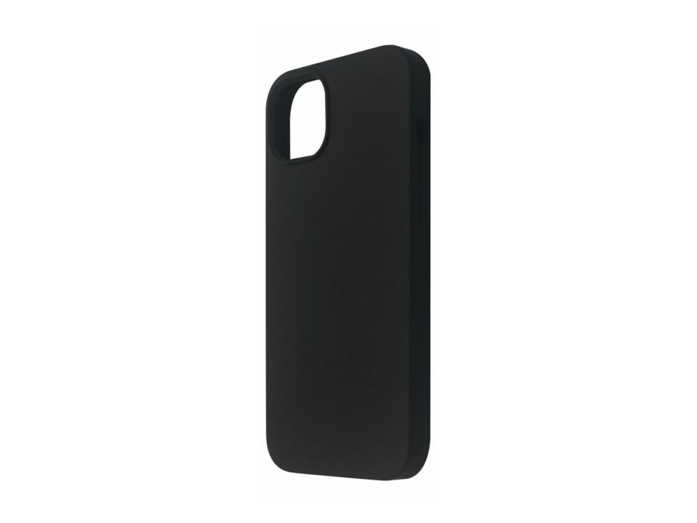 Estuff - Bagsidecover Til Mobiltelefon - Silk-Touch - Silicone - Sort - 6.7" - For Apple Iphone 14 Plus