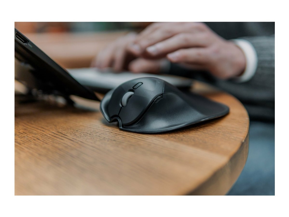 Bakkerelkhuizen Handshoemouse Shift Bluetooth, Beidhändig, Optisch, Bluetooth, 1000 Dpi, Schwarz