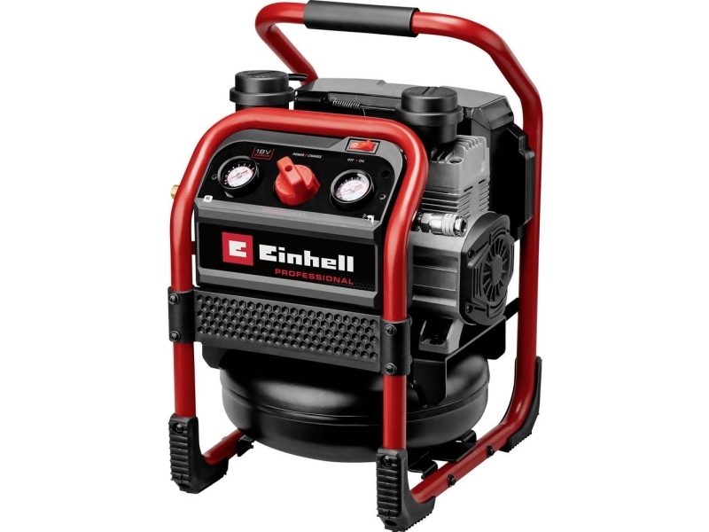 Einhell Professional 4020385 Akku-Kompressor Silenzzo 18/160 8 Bar 2 Zylinder (4020385) - Solo