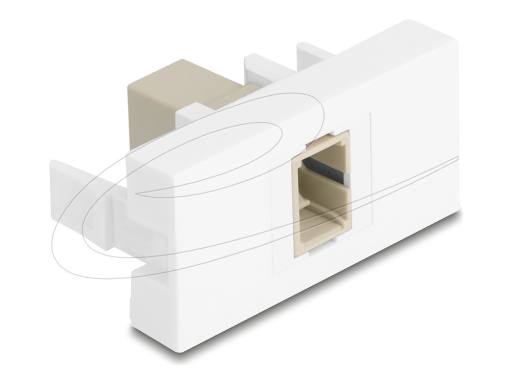 Delock Easy 45 Modul Sc Simplex Buchse Auf Sc Simplex Buchse Beige / Weiß