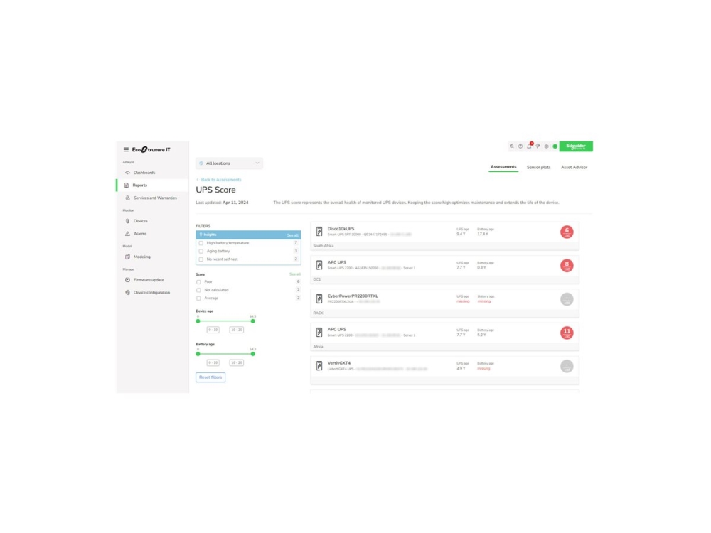 EcoStruxure IT Expert Digital, Remote Monitoring and Management of Data Centers - Abonnemangslicens (3 år) | Datortillbehör - Programvara - Licenser | GameStuff